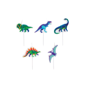 Dinosaur Explorer Birthday Candles 5ct | The Party Darling