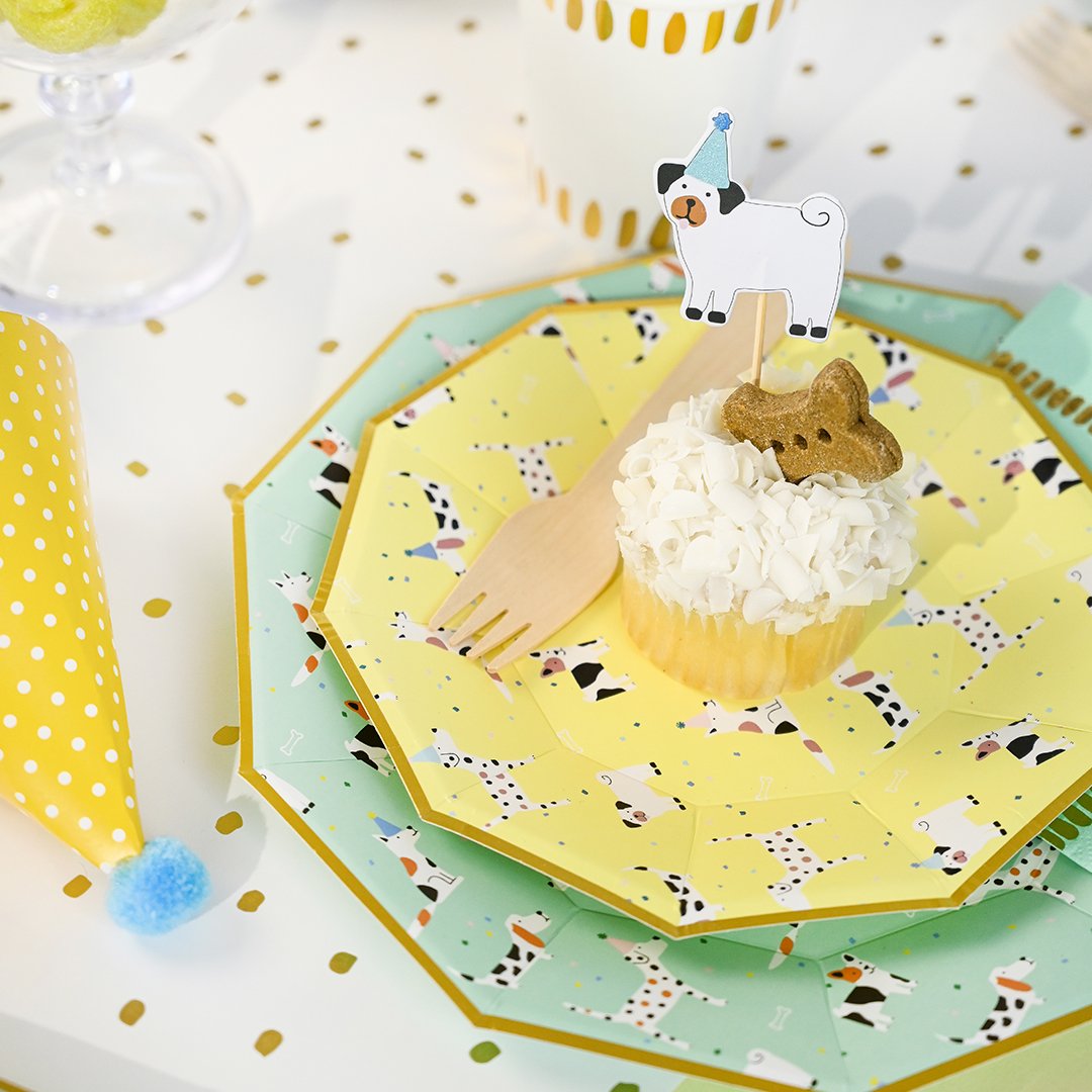 Dog Pawty Cupcake Picks - The Party Darling