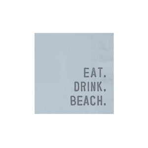 Eat. Drink. Beach. Beverage Napkins | The Party Darling