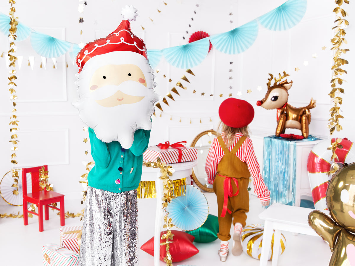 Jolly Santa Foil Balloon 23.5in - The Party Darling