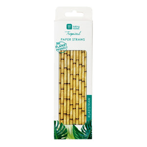 Bamboo Paper Straws Pack