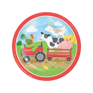 Farm Animals Dessert Plates 8ct | The Party Darling