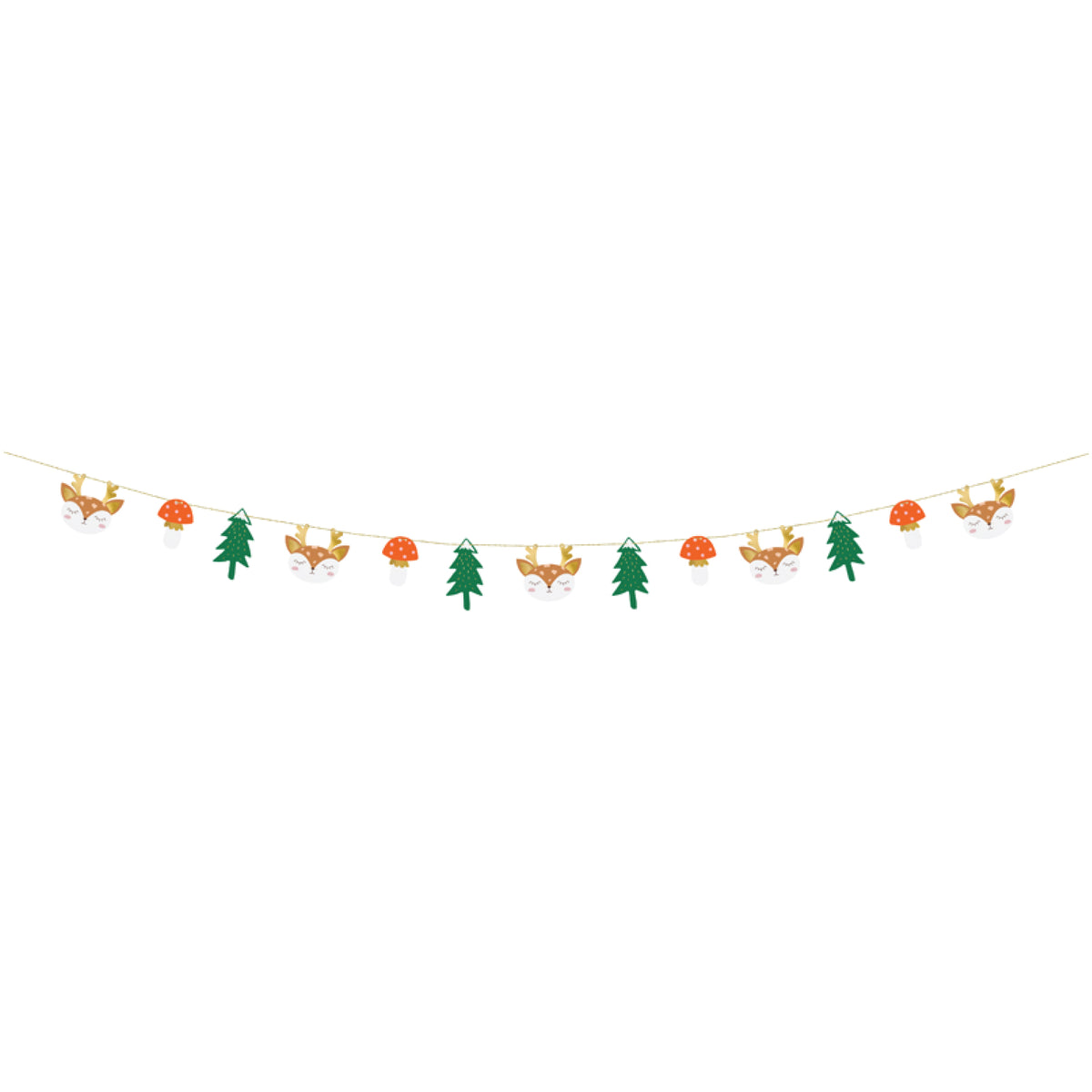 Woodland Forest Animals Paper Garland 5.5ft | The Party Darling