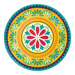 Fiesta Time Paper Lunch Plates 8ct | The Party Darling