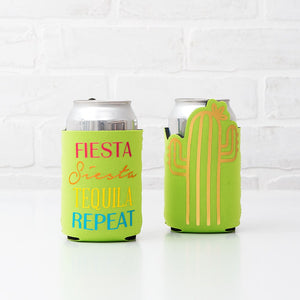 Fiesta Siesta Tequila Repeat Can Coozie - The Party Darling