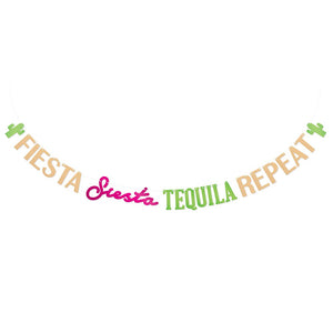 Final Fiesta Siesta Tequila Repeat Banner | The Party Darling