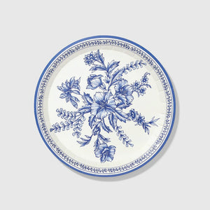 French Toile Paper Dessert Plates 10ct | The Party Darling