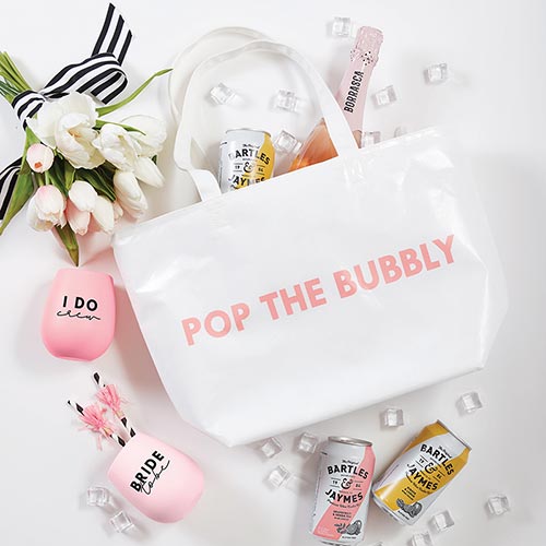 Pink Bride To Be Silicone Wine Glass 1ct Party Swag