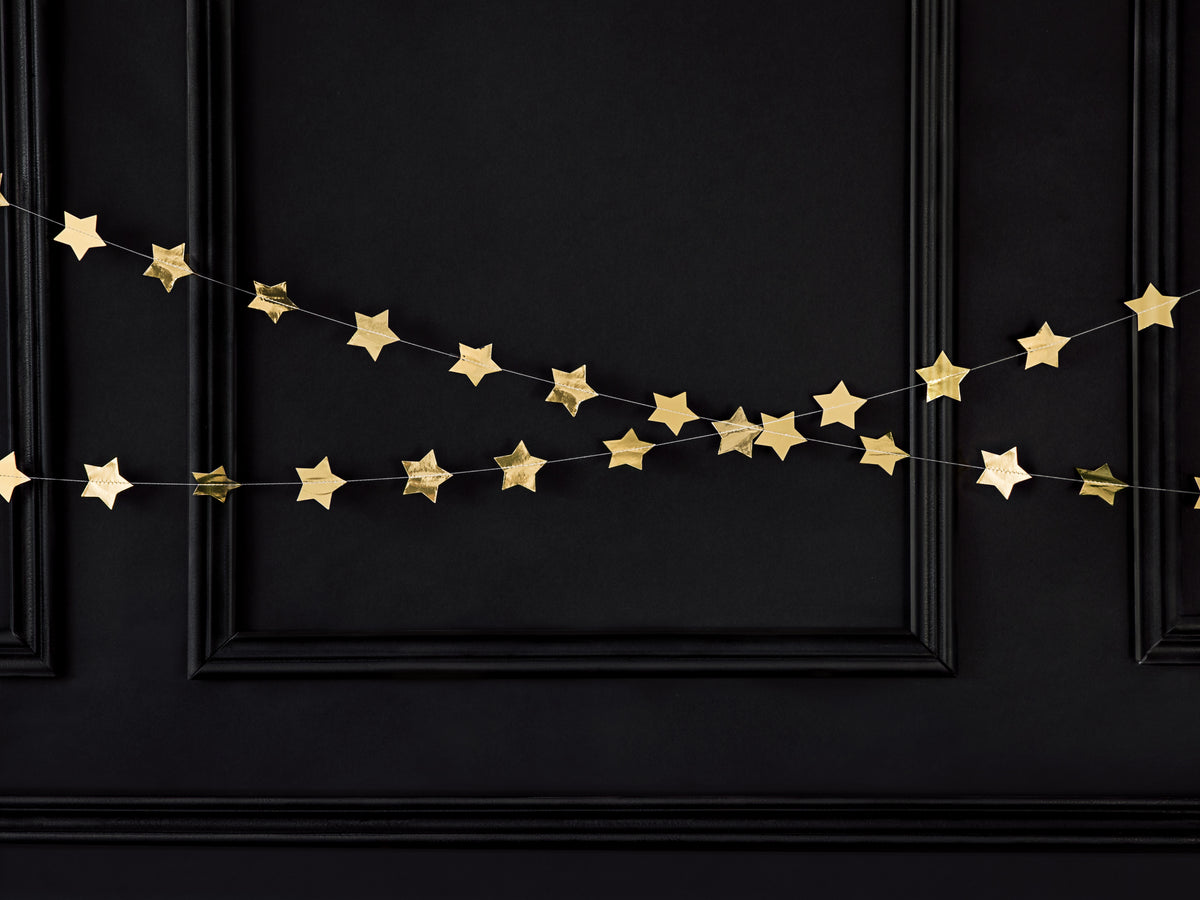 Gold Star Garland 12' - The Party Darling