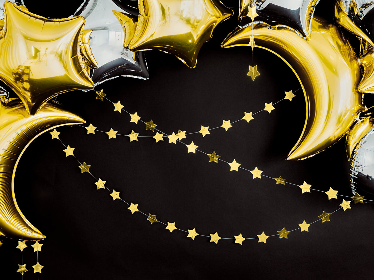 Gold Star Garland 12' - The Party Darling