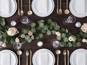 Eucalyptus Leaf Garland 6ft Table Setting