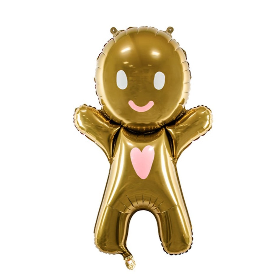 Giant Gingerbread Man Foil Balloon 34in | The Party Darling