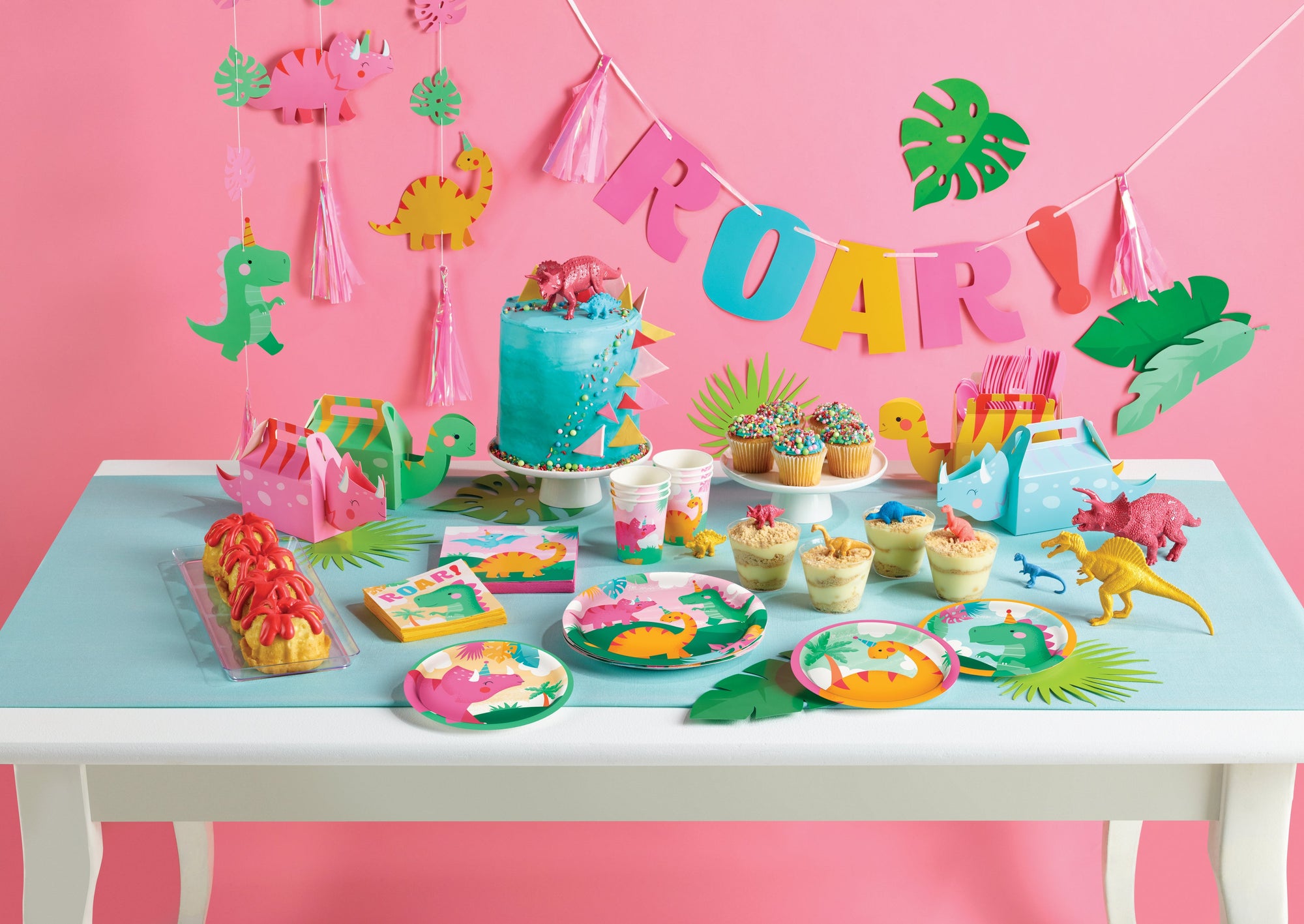 Girl Dinosaur Party Lunch Napkins 16ct | The Party Darling