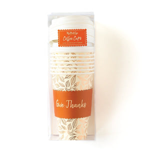 Give Thanks Coffee Cups 8ct | The Party Darling