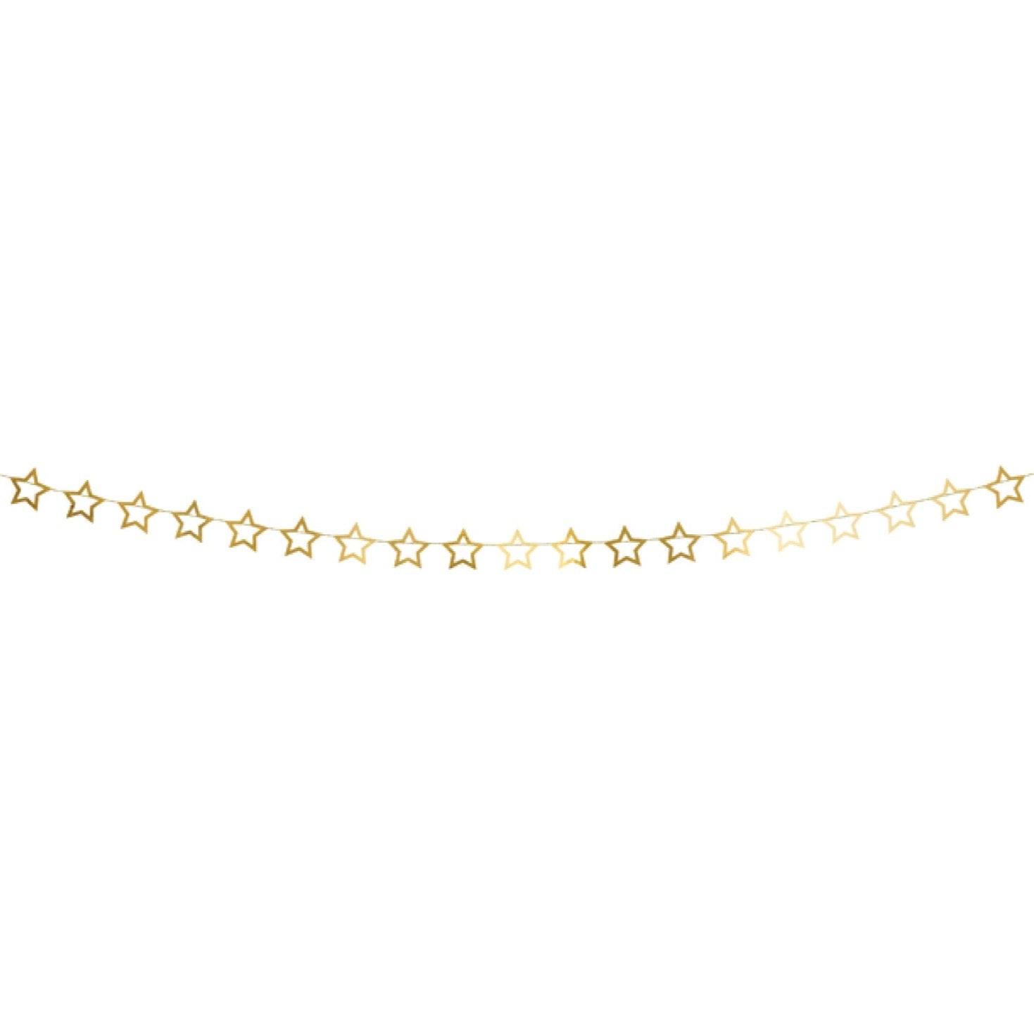 Gold Foil Stars Garland 10ft | The Party Darling