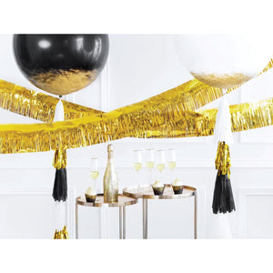 Metallic Gold Fringe Garland 13ft Celebration