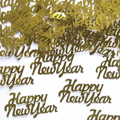 Gold Happy New Year Confetti Pack .105oz