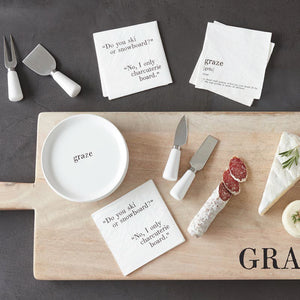 Graze Beverage Napkins 20ct Charcuterie Board