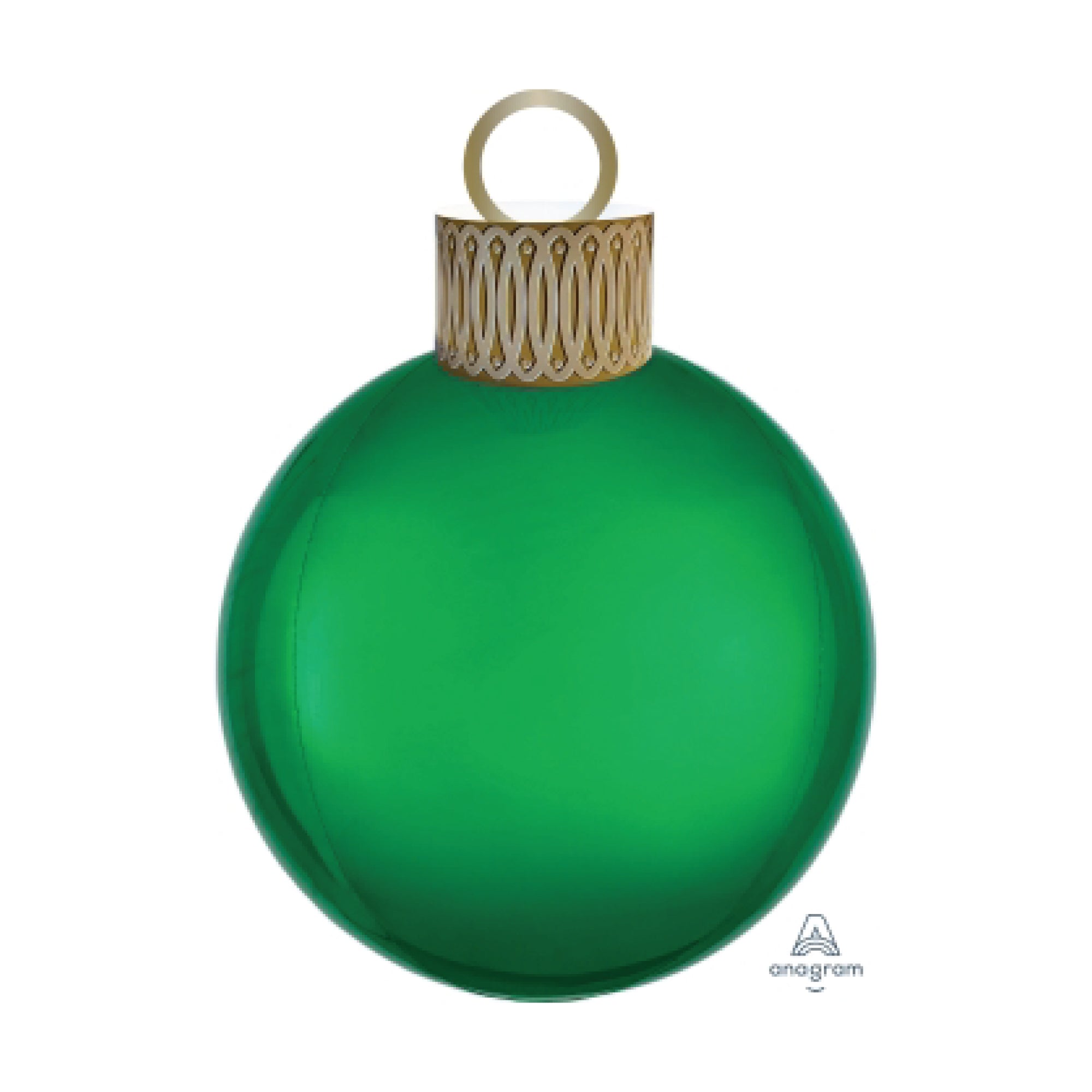 Green Christmas Ornament Foil Balloon Kit 20in | The Party Darling