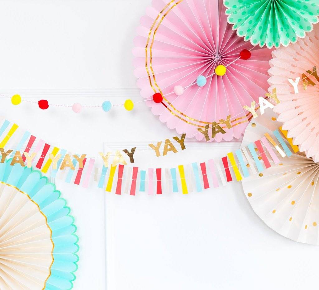 Hip Hip Hooray Mini Banner Set of 3 | The Party Darling