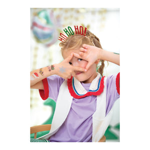 HO HO HO Metal Headband Kid Party