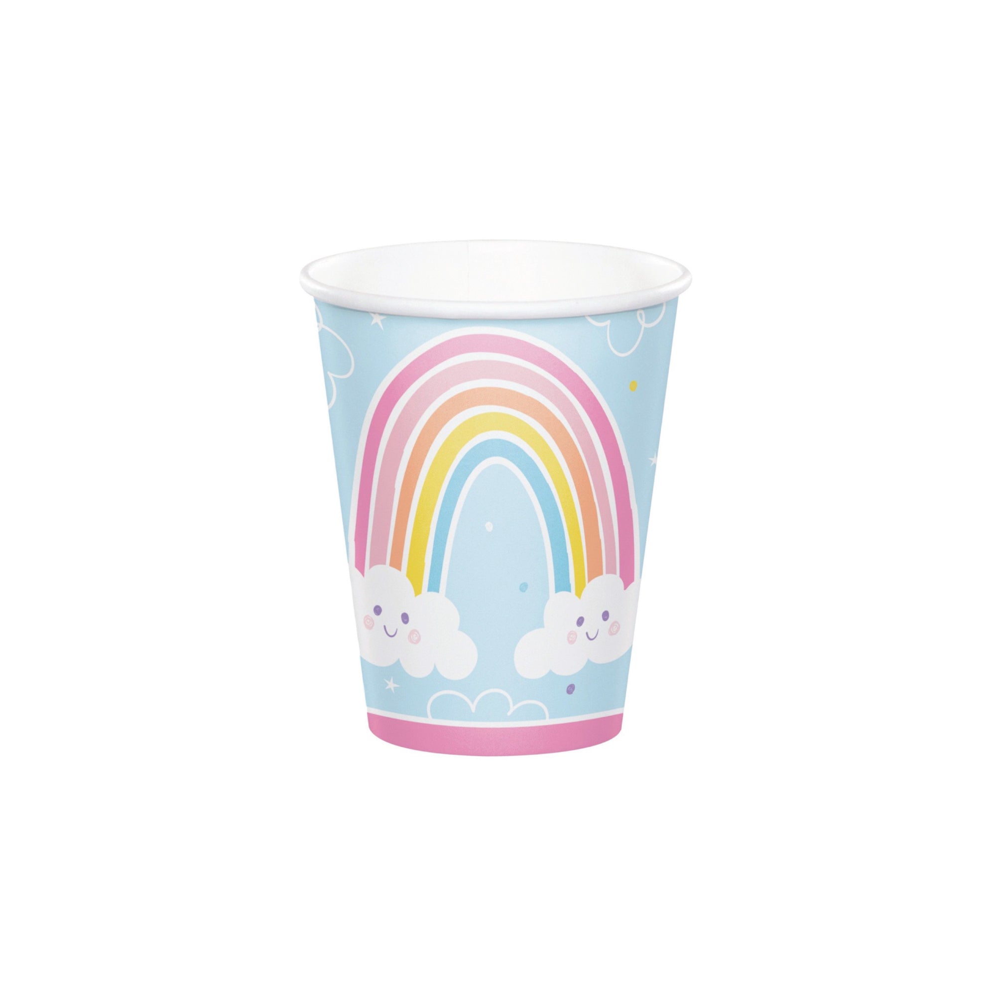 Happy Rainbow Paper Cups 8 ct | The Party Darling