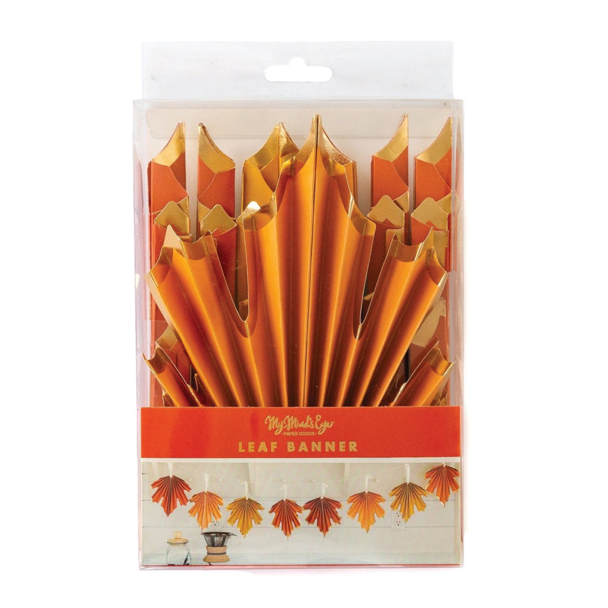 Fall Foliage Leaf Fan Garland 8ct | The Party Darling