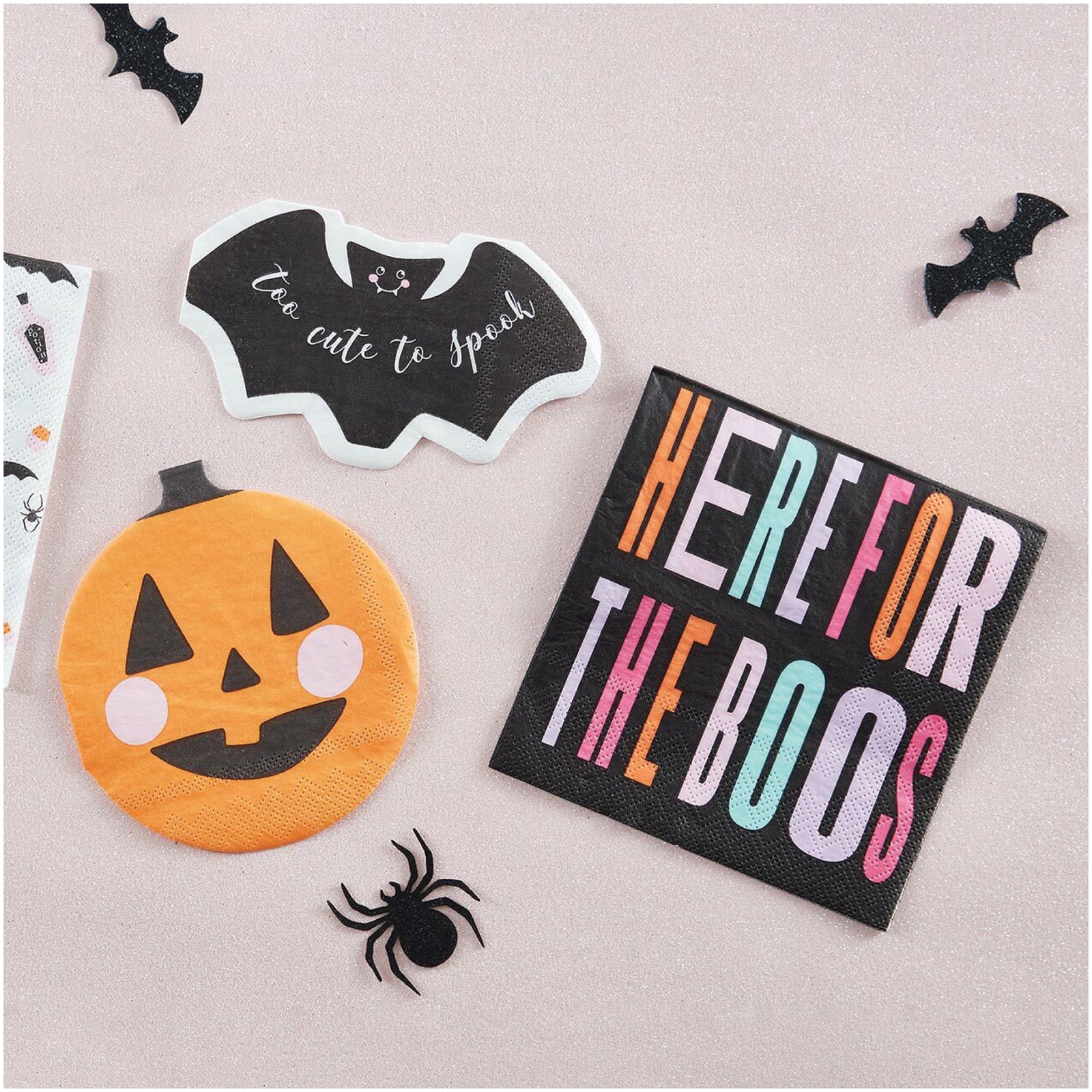 Here For The Boos Cocktail Napkins 20ct | The Party Darling
