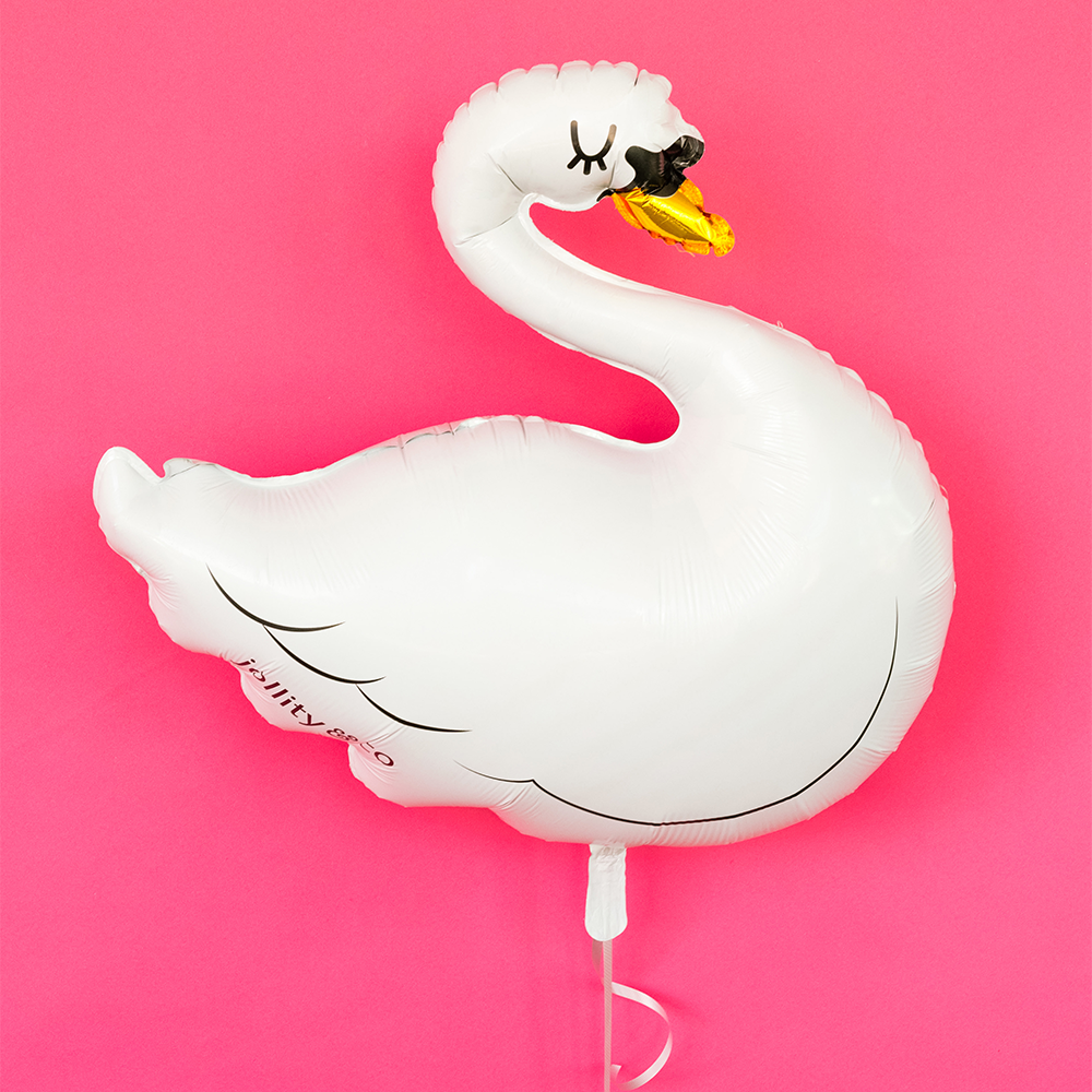 Swan Foil Balloon 36"