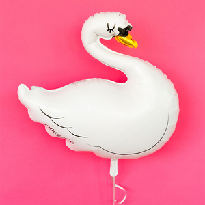 Swan Foil Balloon 36"