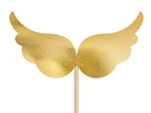 First Communion Cupcake Toppers 6ct Angel Wings