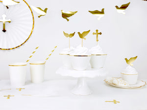 First Communion Cupcake Toppers 6ct Celebration Setup