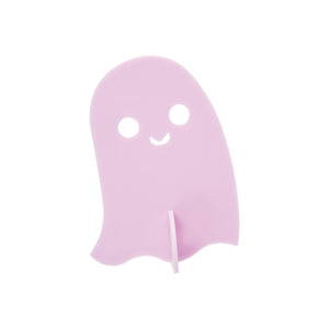 Pink Acrylic Ghost Decorations 3ct Light Pink