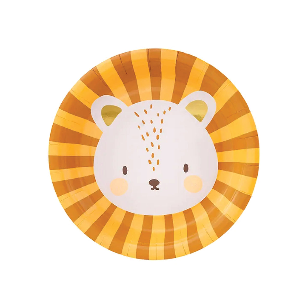 Leo the Lion Dessert Plates 6ct | The Party Darling