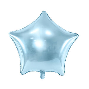 Light Blue Star Foil Balloon 19in | The Party Darling