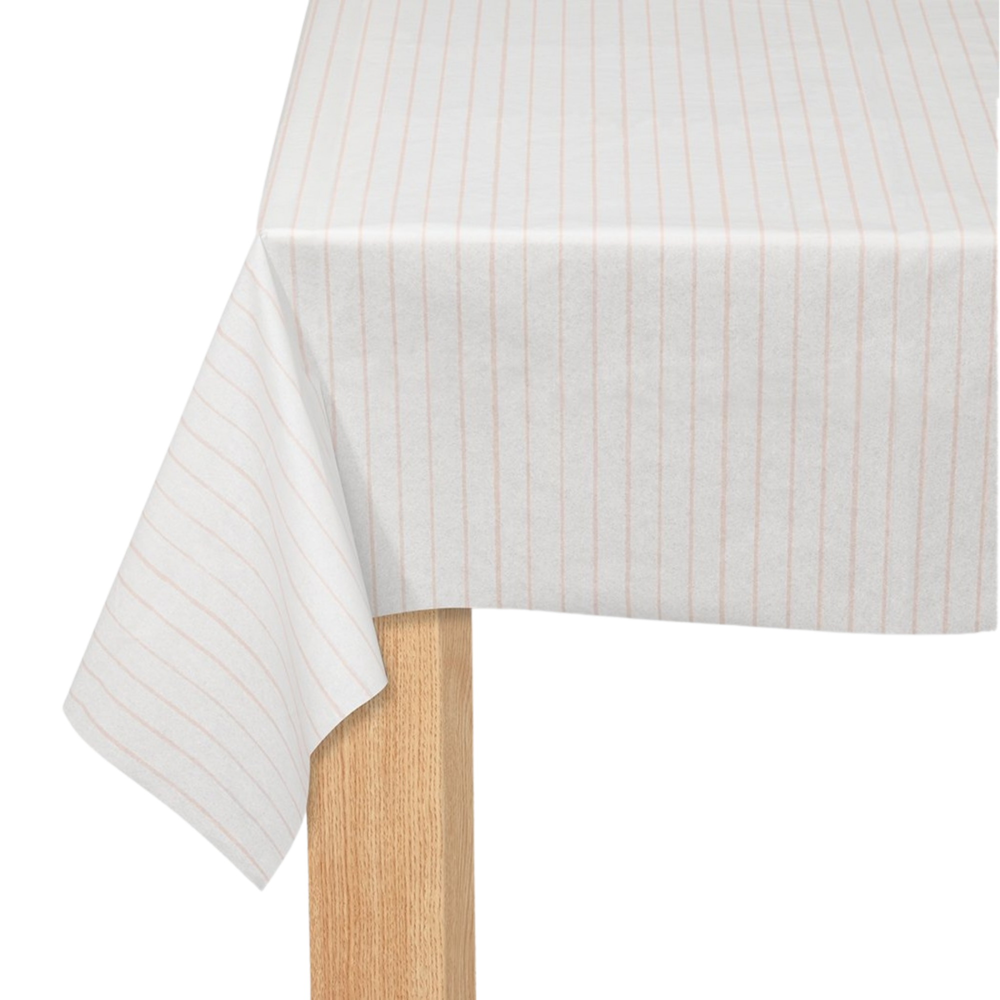 Light Pink Pinstripe Paper Table Cover 8ft x4.5ft | The Party Darling