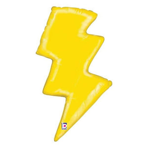 Lightning Bolt Foil Balloon 36in | The Party Darling