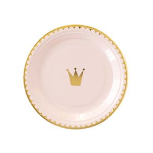 Magical Princess Crown Dessert Plates 8ct | The Party Darling