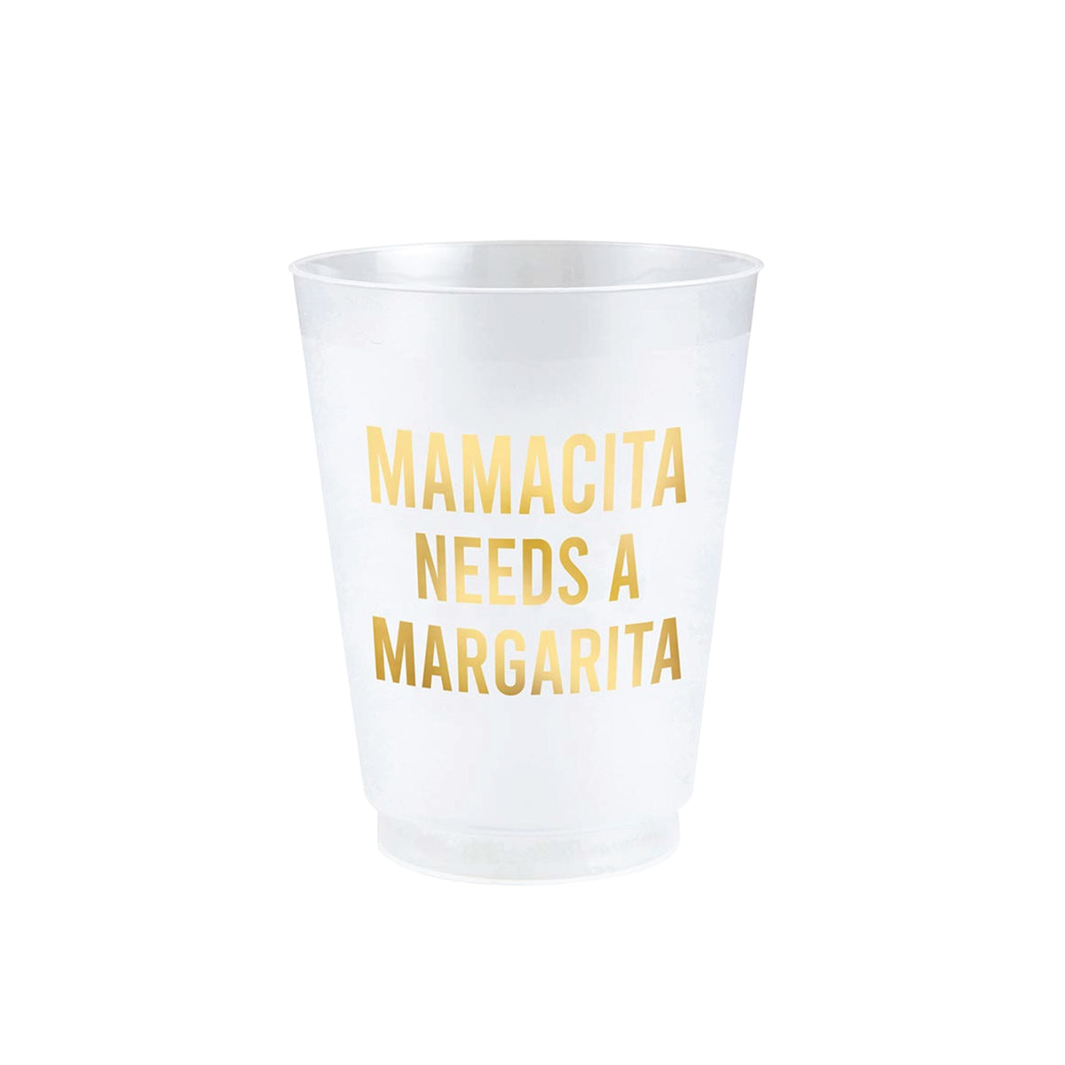 Mama Needs a Margarita Frosted Plastic Cups 6ct | The Party Darling