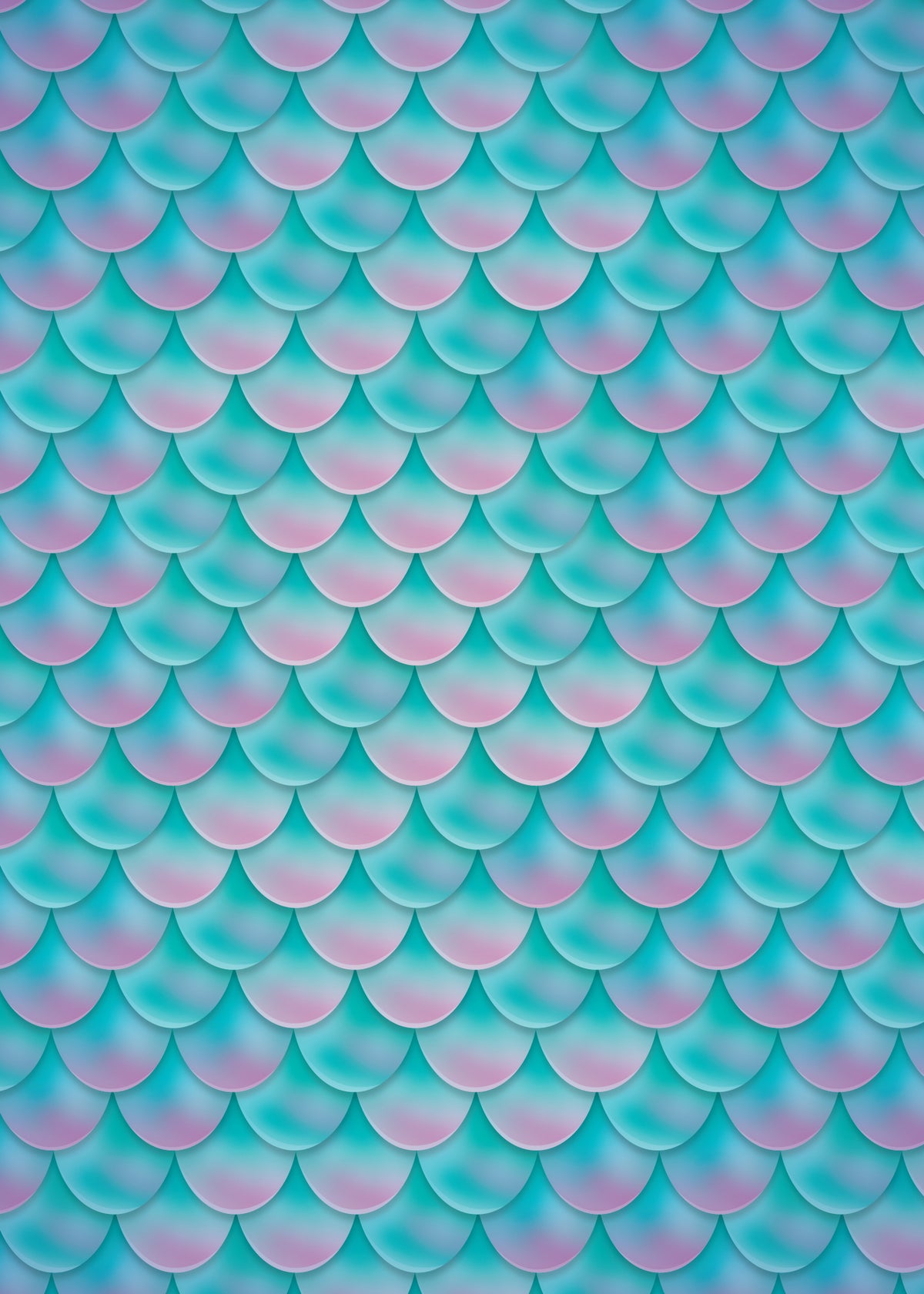 Friendly Mermaid Birthday Party Invitation Backside