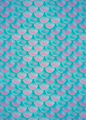 Friendly Mermaid Birthday Party Invitation Backside