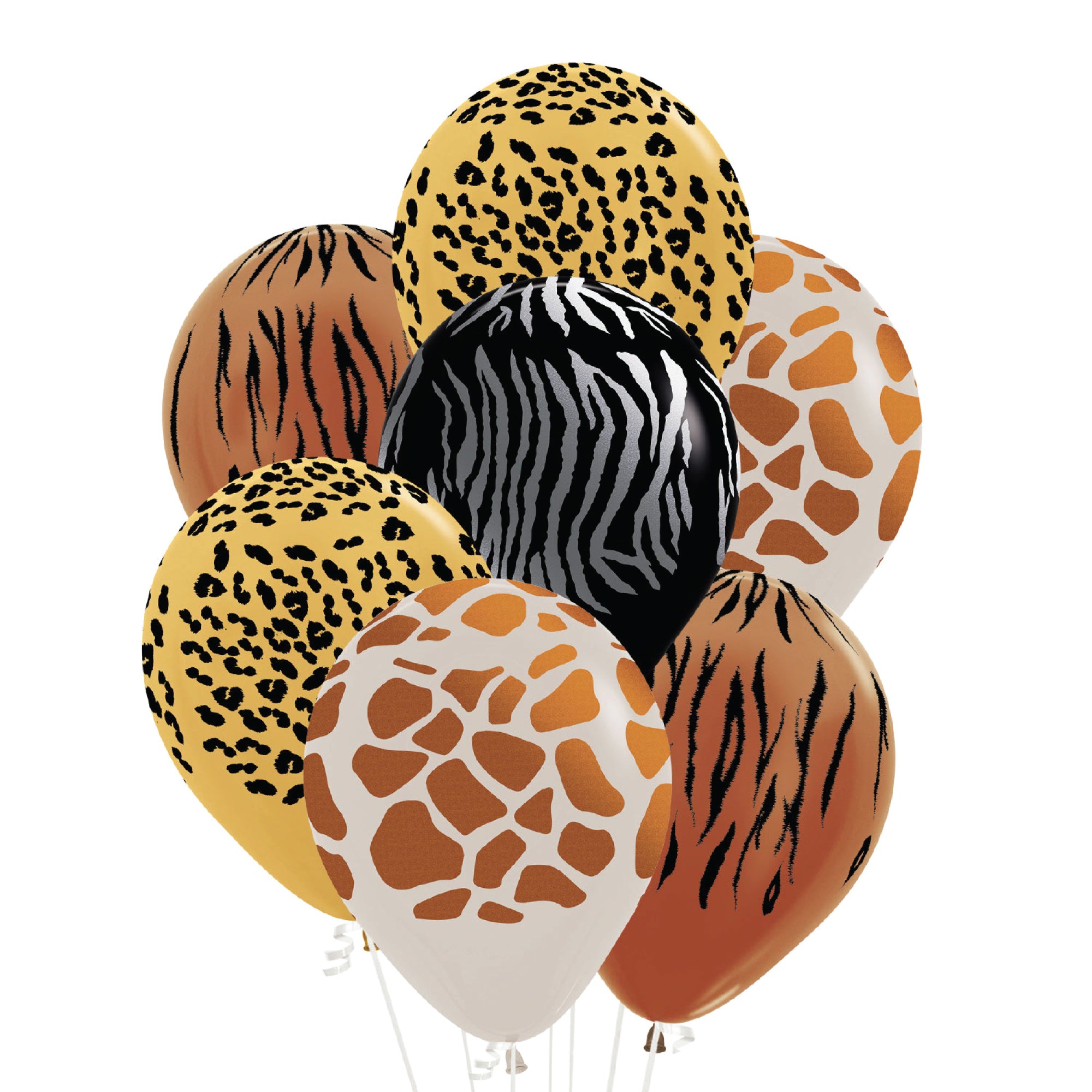 Metallic Animal Print Latex Balloons | The Party Darling