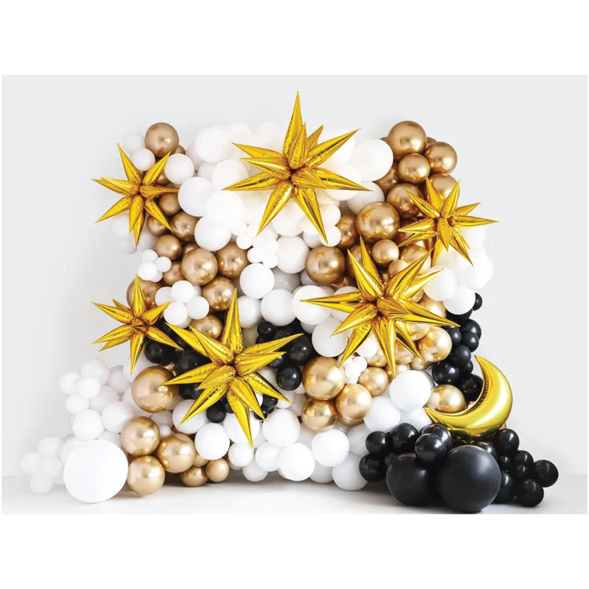 Giant Metallic Gold Starburst Balloon 37in Balloon Garland