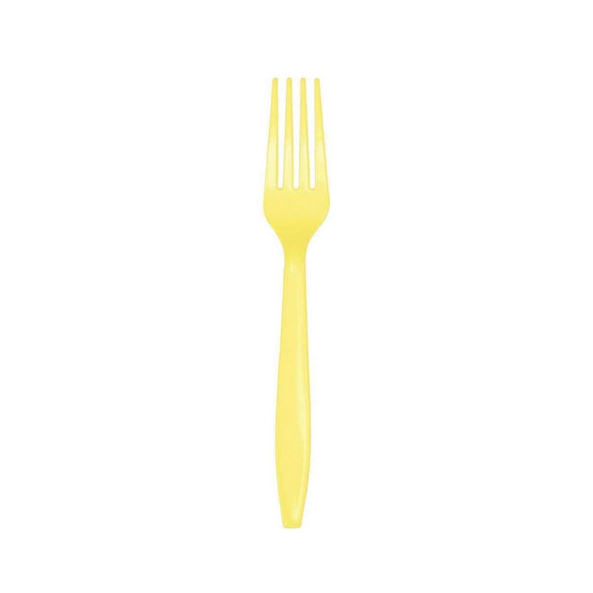 Mimosa Yellow Plastic Forks Service for 24 | The Party Darling
