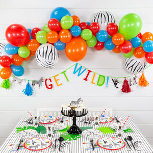 Get Wild Safari Balloon Garland Kit 6ft - The Party Darling