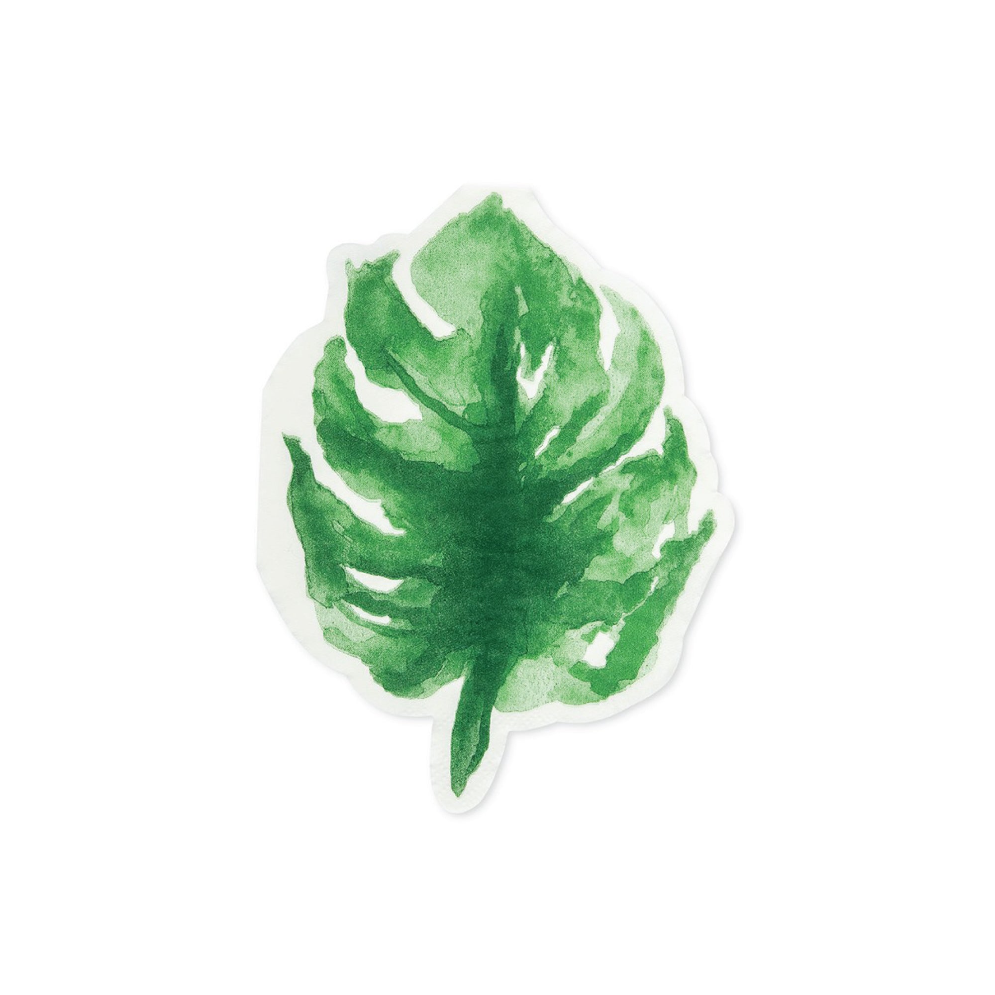 Tropical Monstera Leaf Dessert Napkins 20ct | The Party Darling