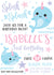 Narwhal Birthday Printable Invitation | The Party Darling