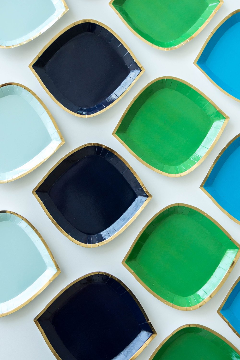 Navy Blue Posh Lunch Plates - The Party Darling