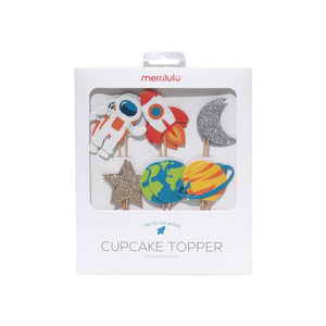 Outer Space Cupcake Picks 12ct - The Party Darling