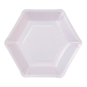 Pastel Hexagonal Dessert Plates 12ct | The Party Darling